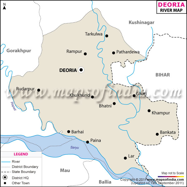 River Map of Deoria