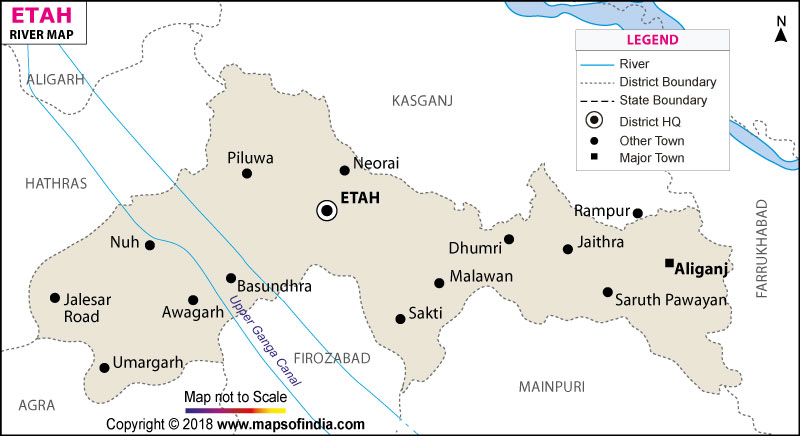 River Map of Etah