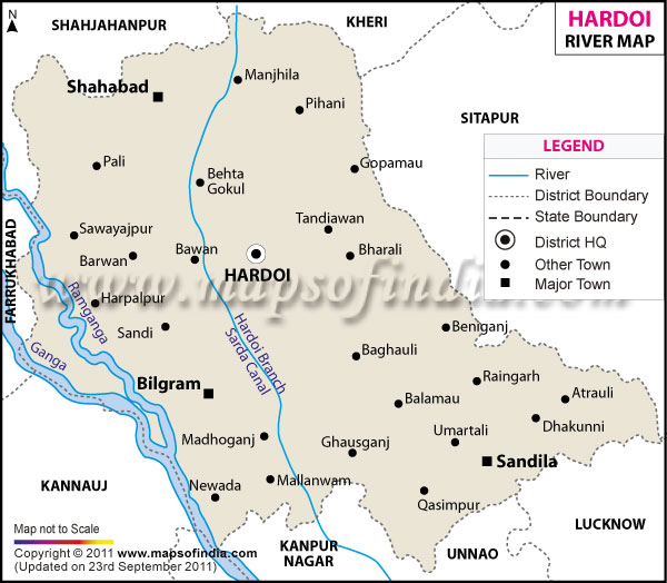 River Map of Hardoi