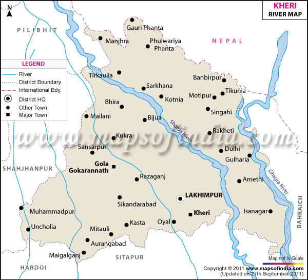 River Map of Kheri