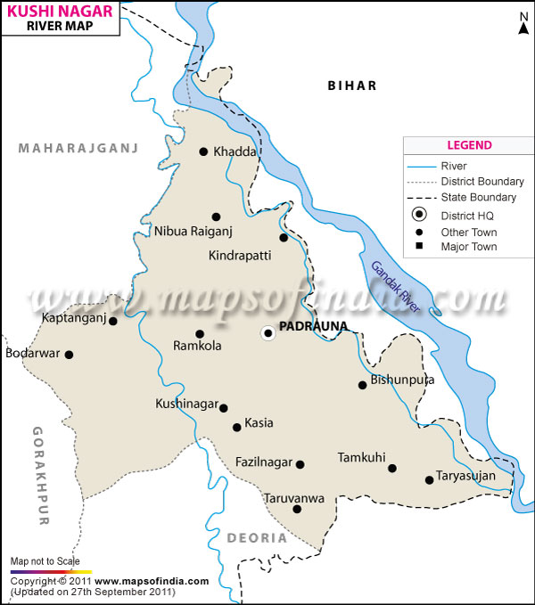 River Map of Kushinagar