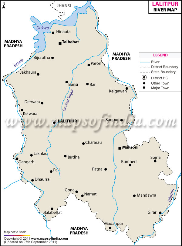 River Map of Lalitpur