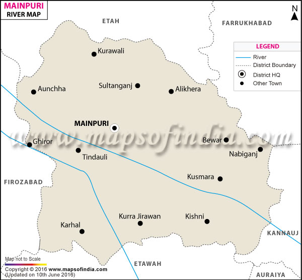 River Map of Mainpuri