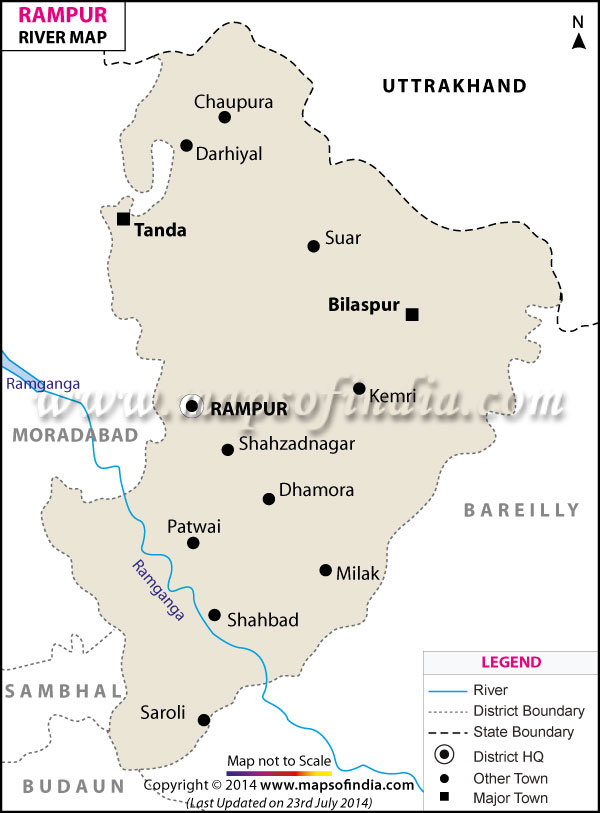River Map of Rampur