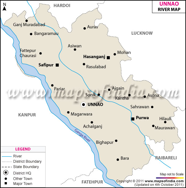 River Map of Unnao