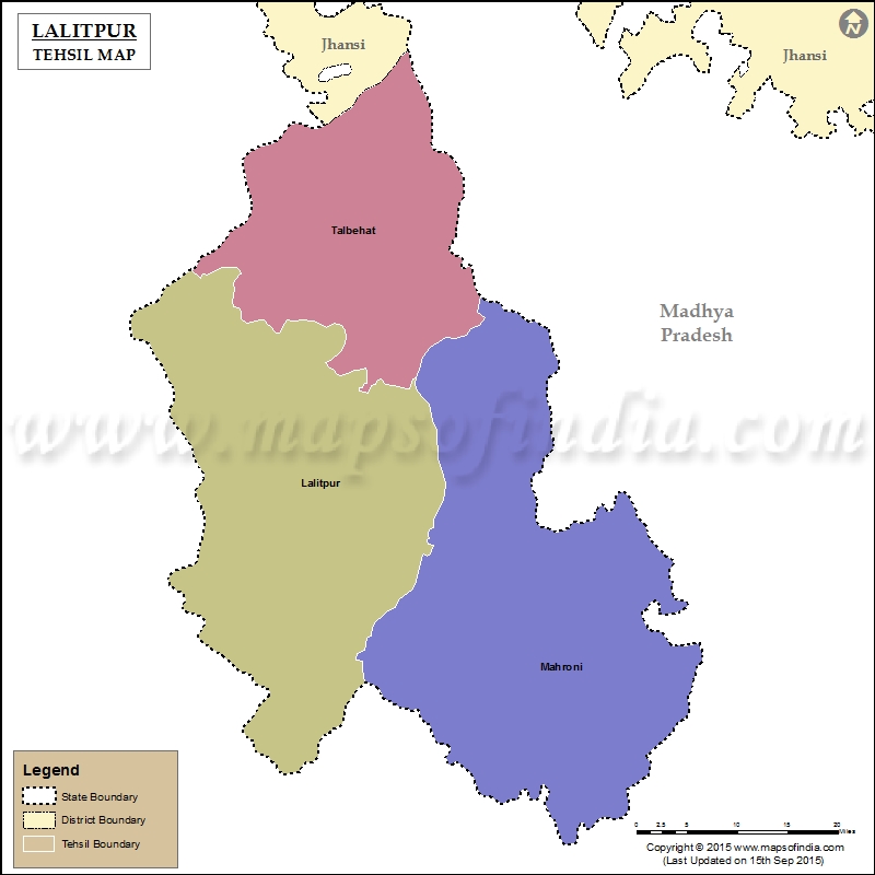Tehsil Map of Lalitpur