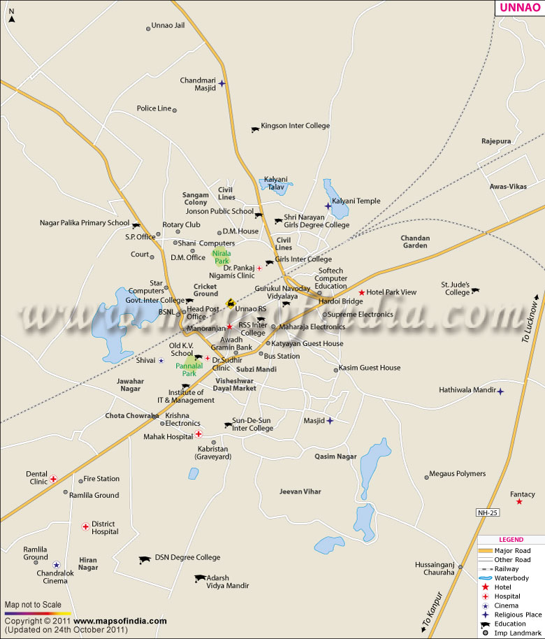 City Map of Unnao