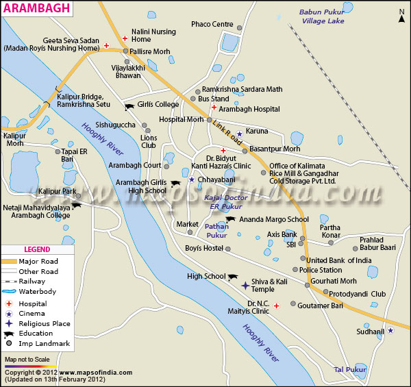 City Map of Arambagh