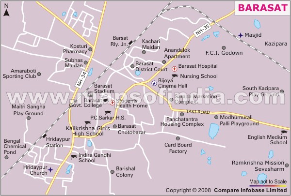 City Map of Barsat