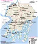 South 24 Parganas Railway Map