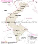 Uttar Dinajpur Railway Map