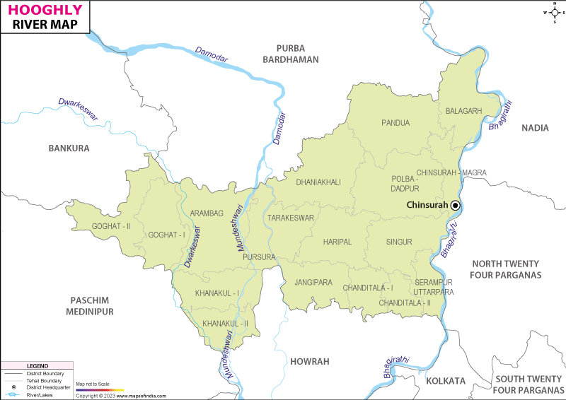 River Map of Hugli