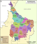 Murshidabad Tehsil Map