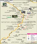 Darjeeling Tourist Guide Map