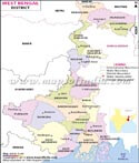 District Map of West Bengal