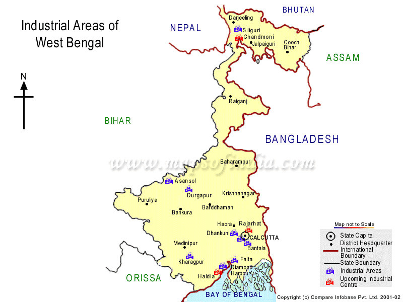 West Bengal Industry Map