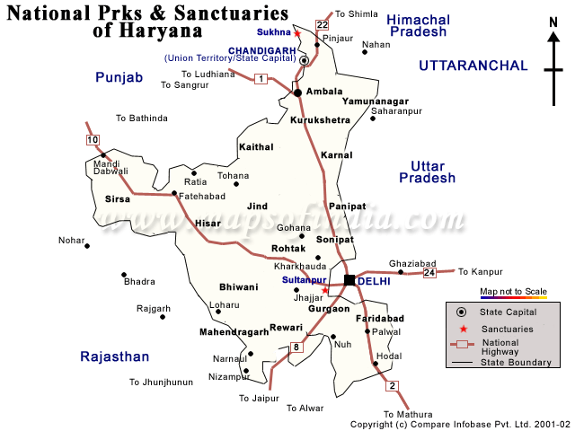 Wildlife Sanctuaries in Haryana