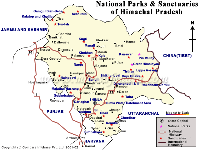 Sanctuaries and National Parks of Himachal Pradesh