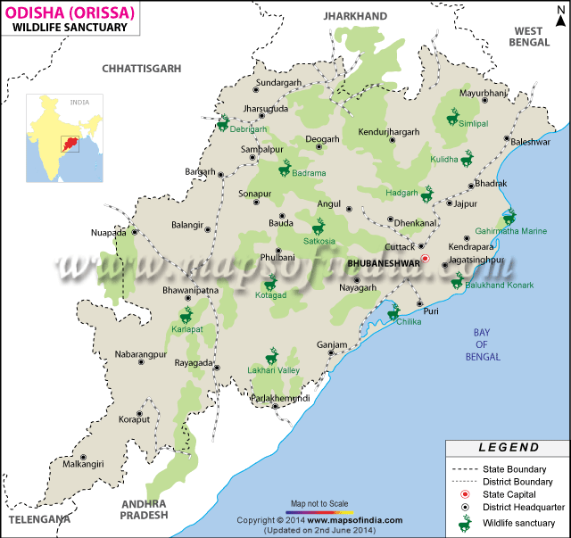 Sanctuaries and National Parks of Odisha