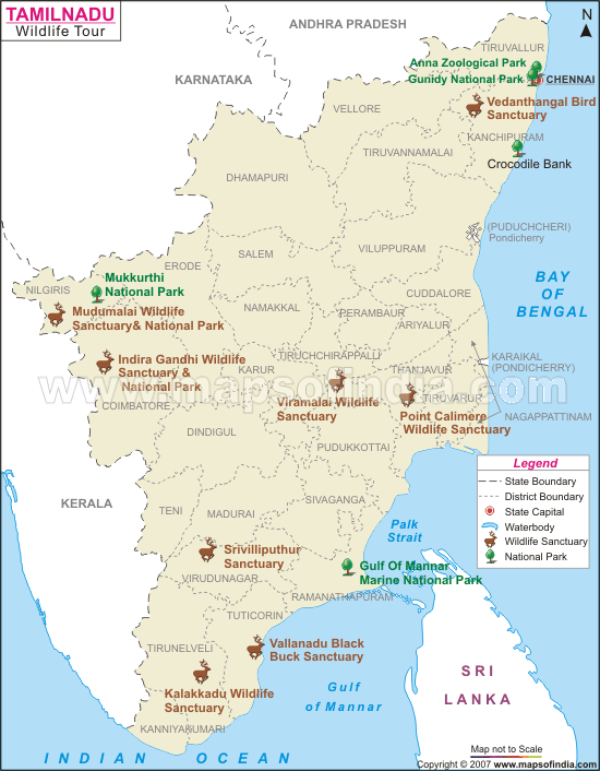 Image result for list of sanctuary tamilnadu