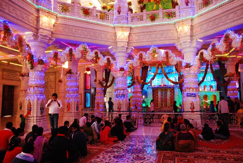 Interiors of Prem Mandir in Vrindavan