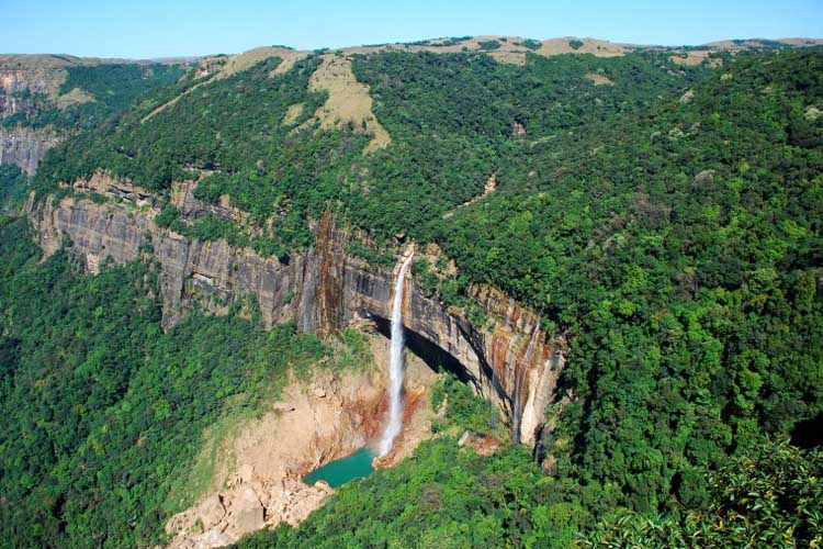 Nohkalikai Waterfall