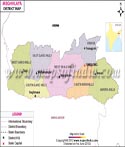 District Map of Meghalaya