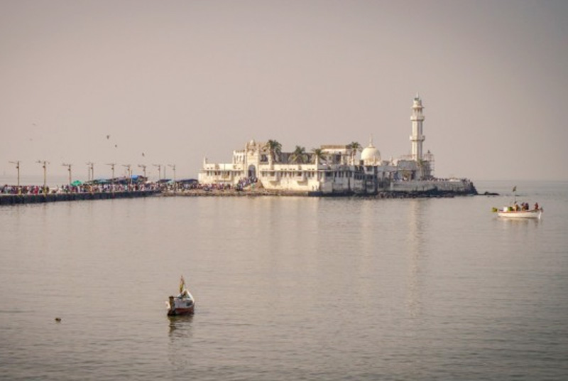 View of Haji Ali dargah from the coast