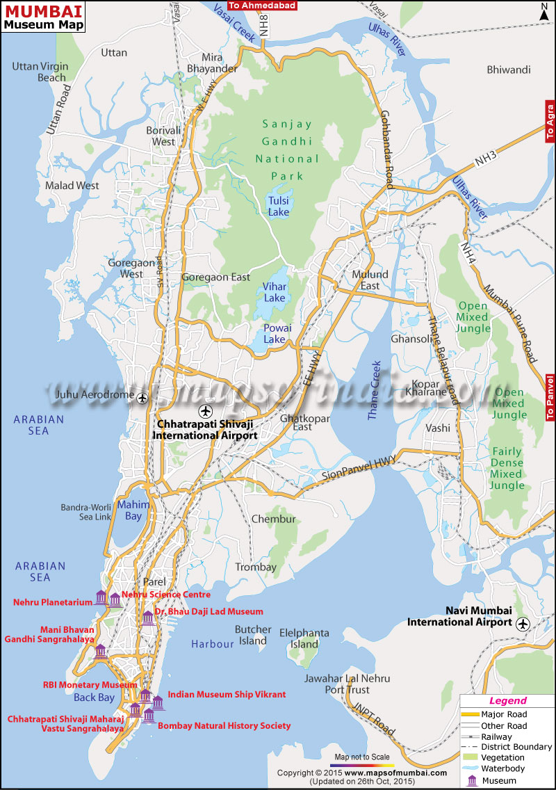 Mumbai Museums Map