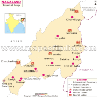 Nagaland Travel Map