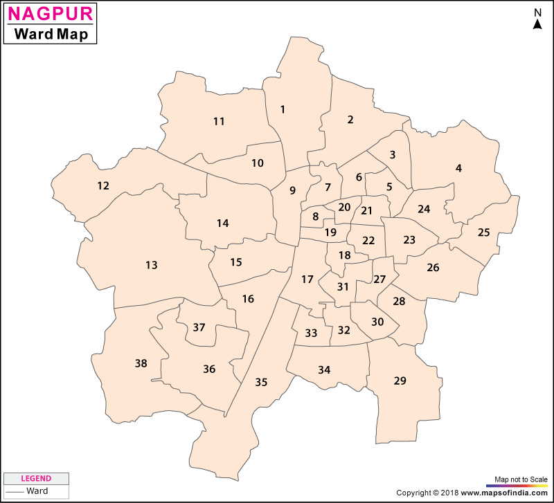 Nagpur Ward Map