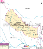 Politicalmap of Nepal