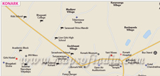 Location of Kanha National Park