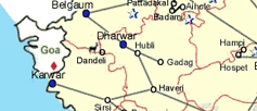 Location of Hampi