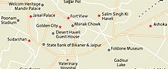 Location of Jaisalmer
