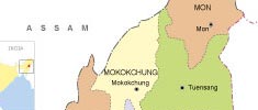 Location of Nagaland