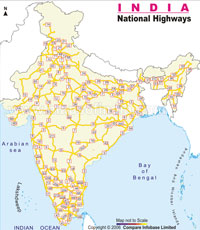 India National Highway Map