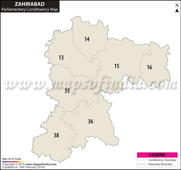 Zahirabad Constituency Map