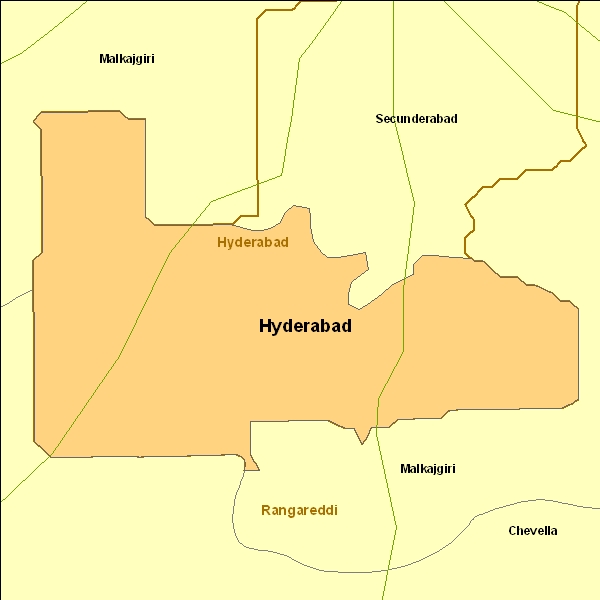 Hyderabad Constituency Map