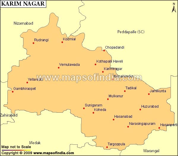 Karimnagar Constituency Map