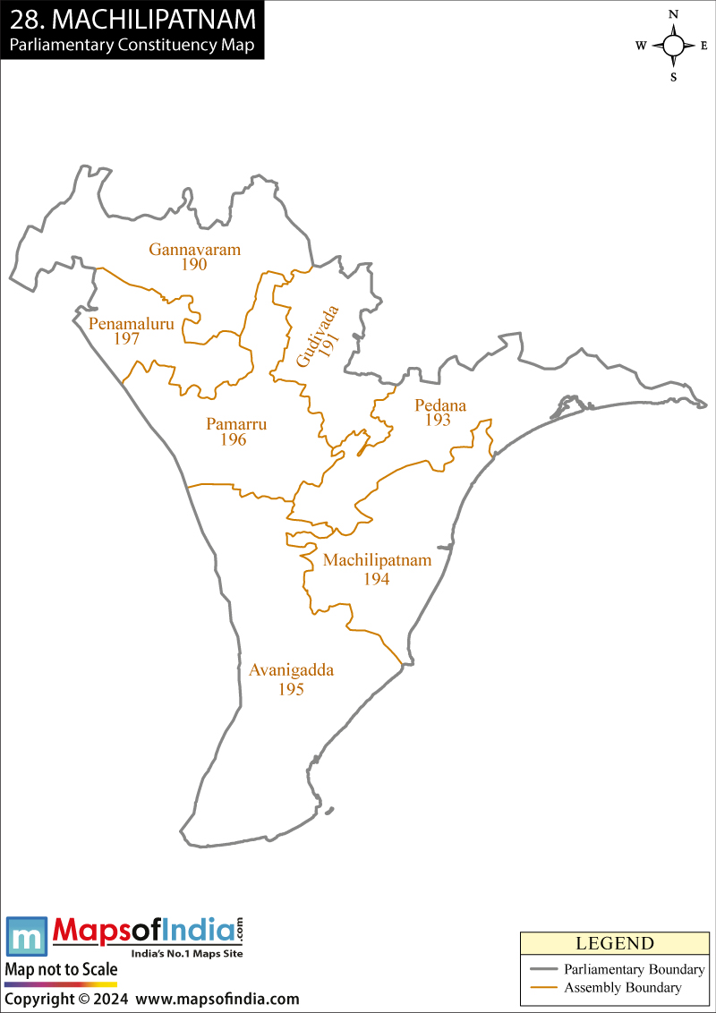 Machilipatnam Constituency Map