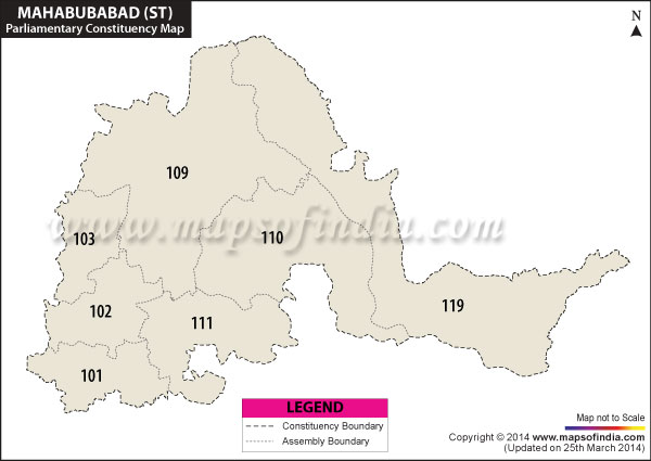 Mahabubabad Constituency Map