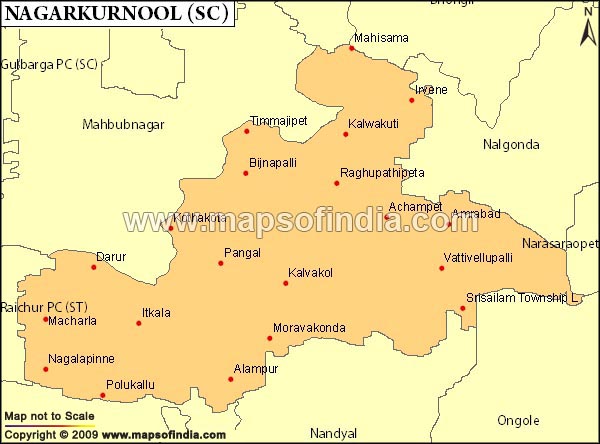 Nagarkurnool Constituency Map