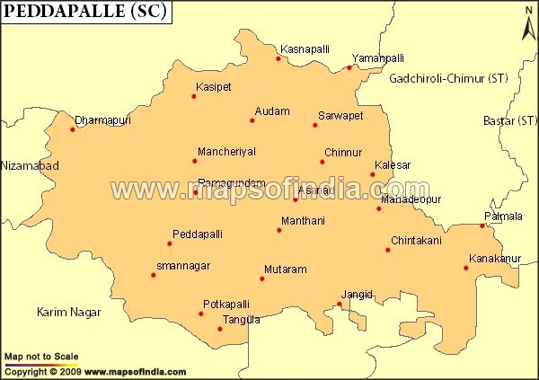 Peddapalle Constituency Map