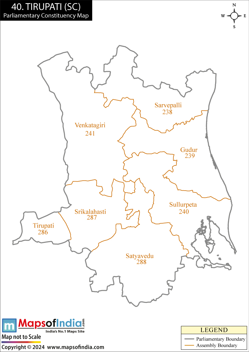Tirupati Constituency Map