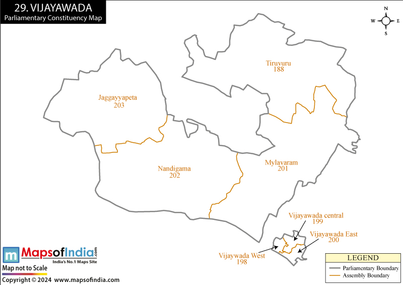 Vijayawada Constituency Map