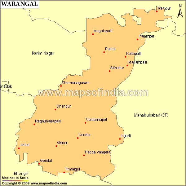 Warangal Constituency Map
