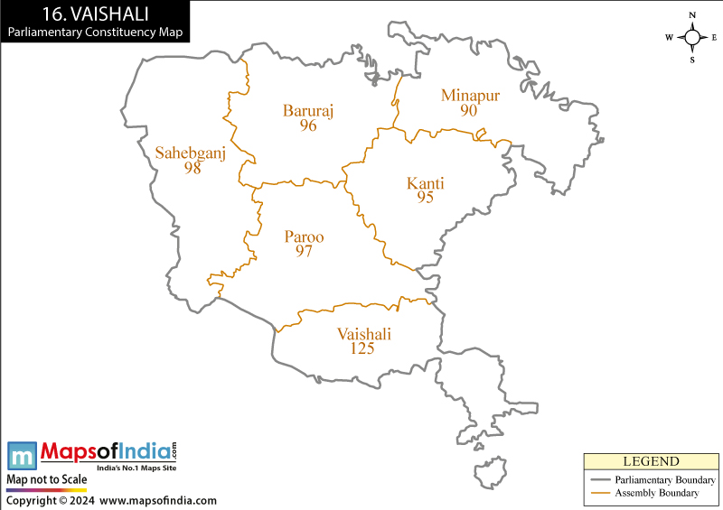 Vaishali Constituency Map