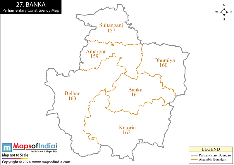 Banka Constituency Map