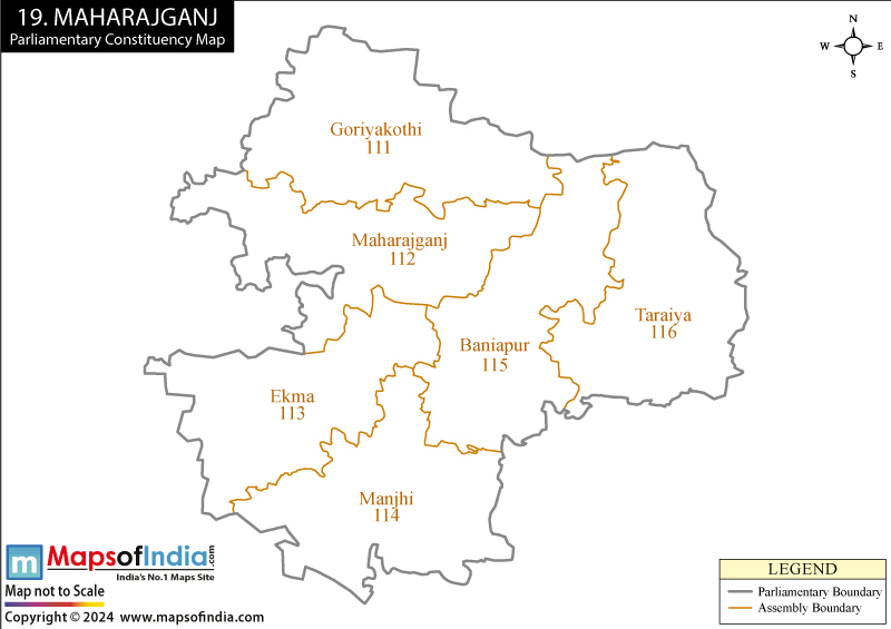 Maharajganj Constituency Map